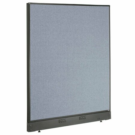 INTERION BY GLOBAL INDUSTRIAL Interion Electric Office Partition Panel, 48-1/4inW x 46inH, Blue 240225EBL